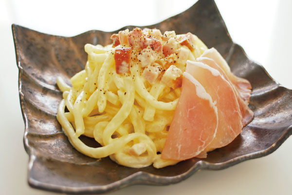 カルボナーラうどん